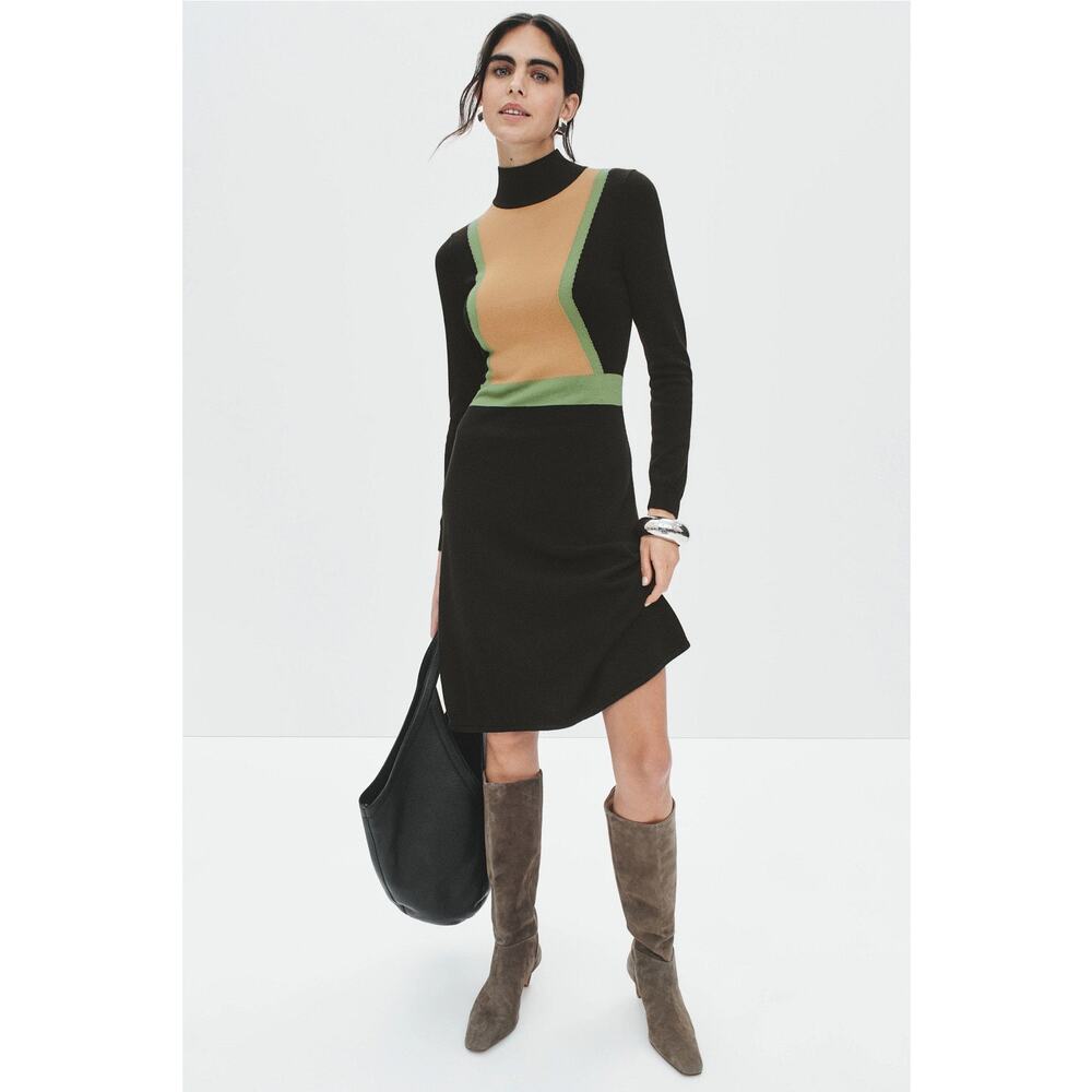 L.K. Bennett Natalia Merino Dress - Sz XL